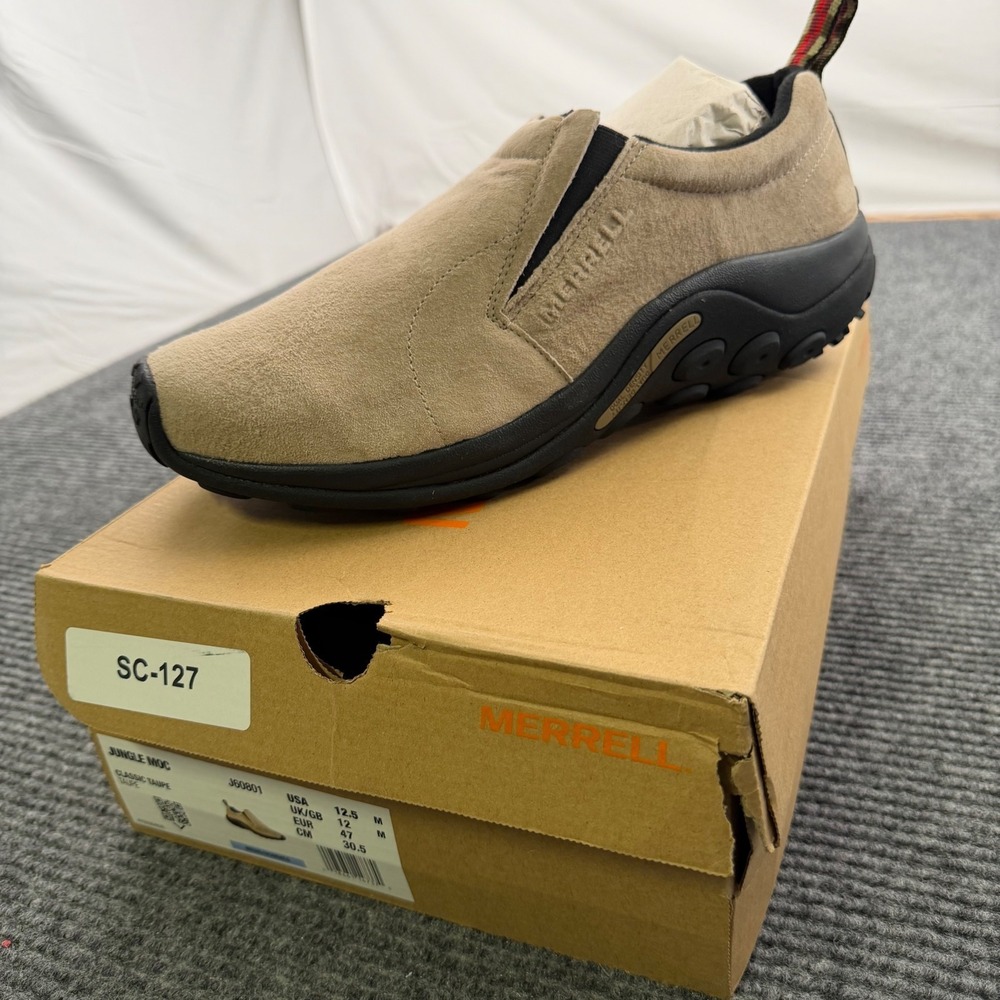 Merrell Jungle Moc Classic Taupe Clog Slip-on Shoe Loafer Men's US Size 12.5 NIB